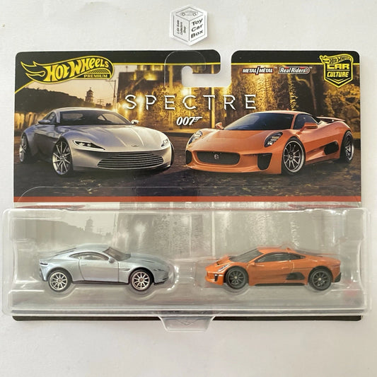 2025 HOT WHEELS Twin Set - Spectre James Bond 007 Jaguar C-X75 & Aston DB10 -Q10