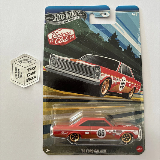 2026 HOT WHEELS Silver Series - ‘65 Ford Galaxie (Red - Vintage HRT81-956J) C85