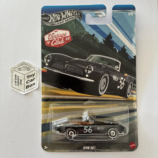 2026 HOT WHEELS Silver Series - BMW 507 (Black - Vintage HRT81-956J) C85