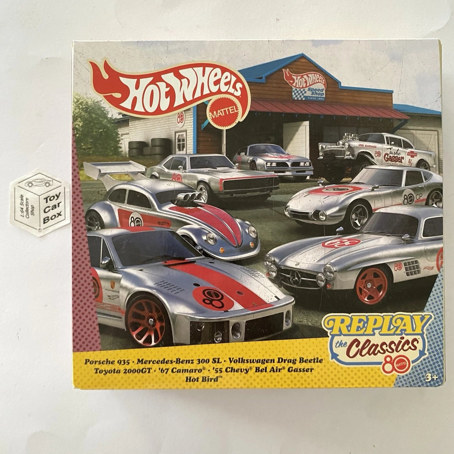 2025 HOT WHEELS 80th Replay The Classics 7 Car Set (300SL, 935, Toyota, VW) CA5