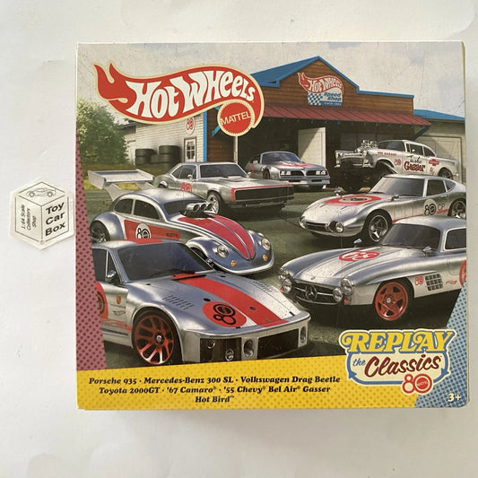 2025 HOT WHEELS 80th Replay The Classics 7 Car Set (300SL, 935, Toyota, VW) CA5