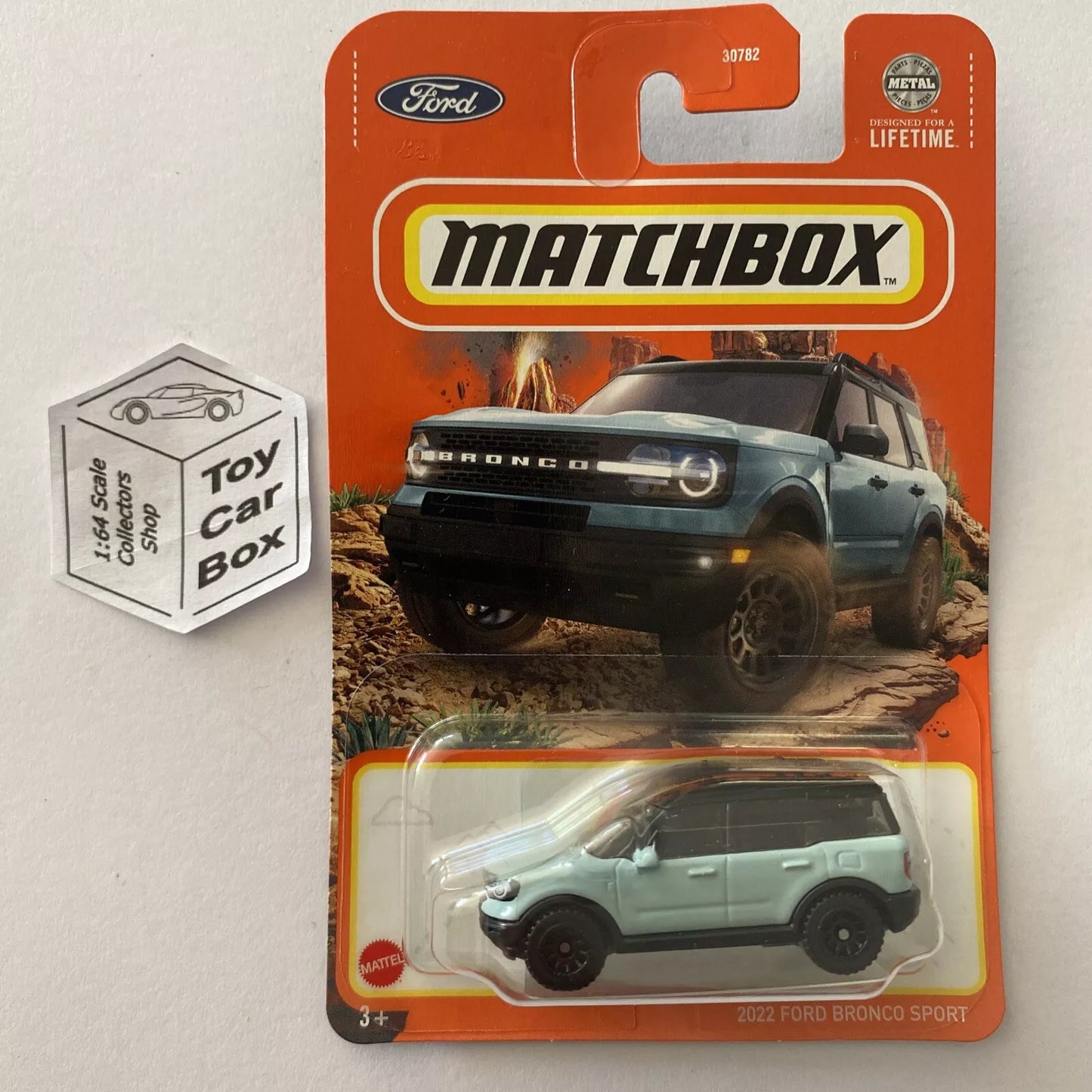 2023 MATCHBOX - 2022 Ford Bronco Sport (Blue - Long Card) C68