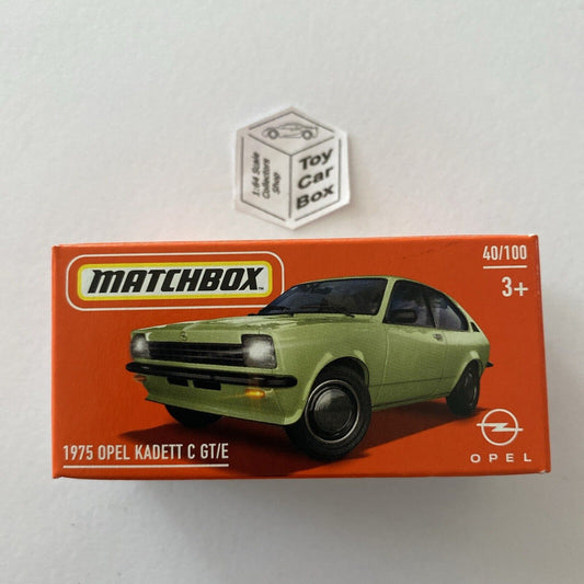 2024 MATCHBOX #40 - 1975 Opel Kadett GT/E (Green - Power Grab - Unopened) C50