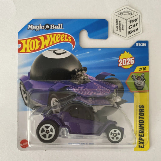 2025 HOT WHEELS #188 - Decidedly Go (Purple - Magic 8 Ball - Short Card) B13