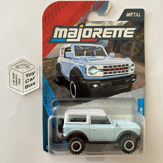 MAJORETTE Ford Bronco (Blue - Showroom Premium - Removable Roof) 1/64* -E38