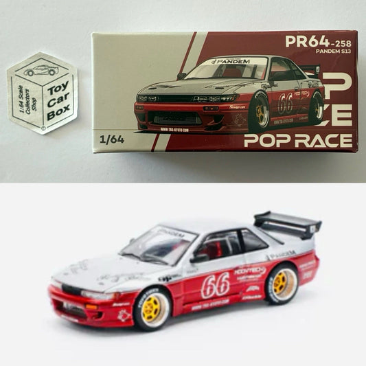 POP RACE - Nissan Silvia Pandem S13 (1:64 Moontech #PR64-258) Q85g