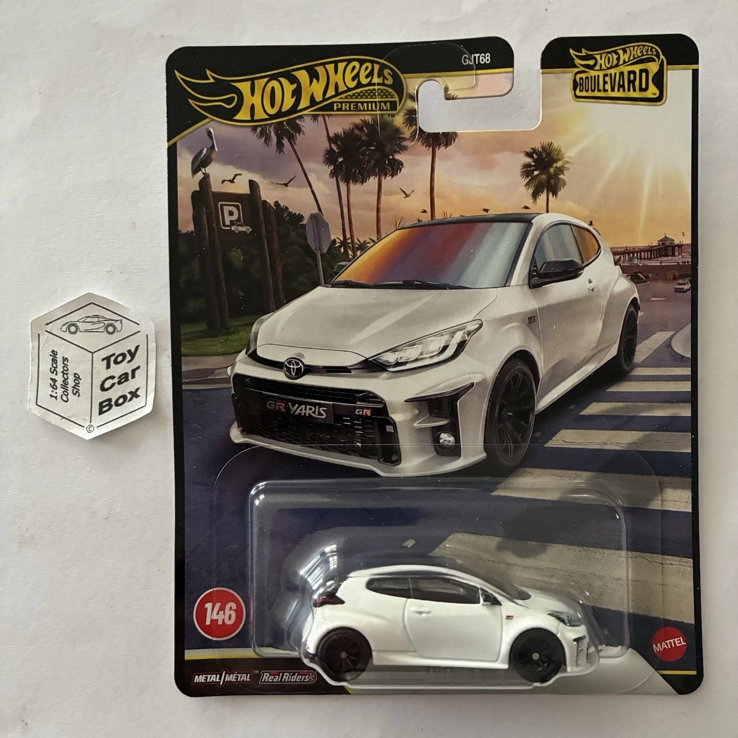 2026 HOT WHEELS Boulevard #146 - Toyota GR Yaris (White - Premium) G04