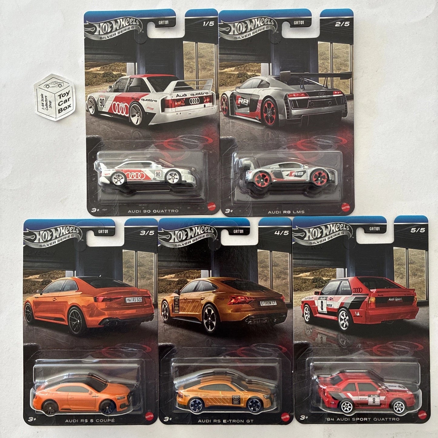2026 HOT WHEELS Audi Celebrations 5 Car Set (R8, RS5, Sport - GRT01-956Q) S25