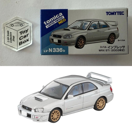 TOMICA Limited Vintage Neo - 2003 Subaru Impreza WRX STI (Silver #LV-N336b) BF66