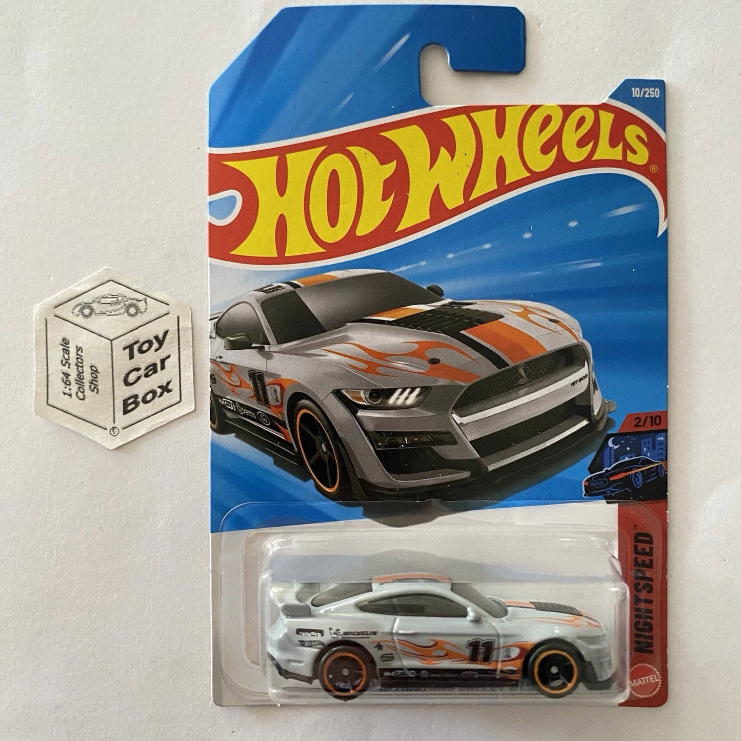 2026 HOT WHEELS #10 - 2020 Ford Mustang Shelby GT500 (#2 Nightspeed - Long) B64
