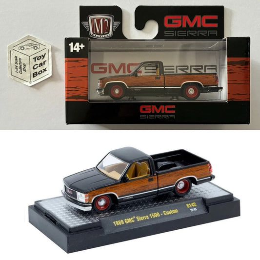 M2 MACHINES - 1989 GMC Sierra 1500 Custom Pickup (Auto-Thentics S142) L92g