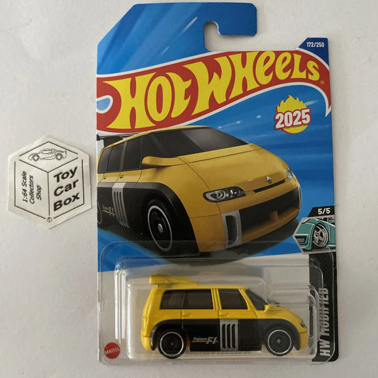 2025 HOT WHEELS #172 - Renault Espace F1 (Yellow #5 Modified - Long Card) A80