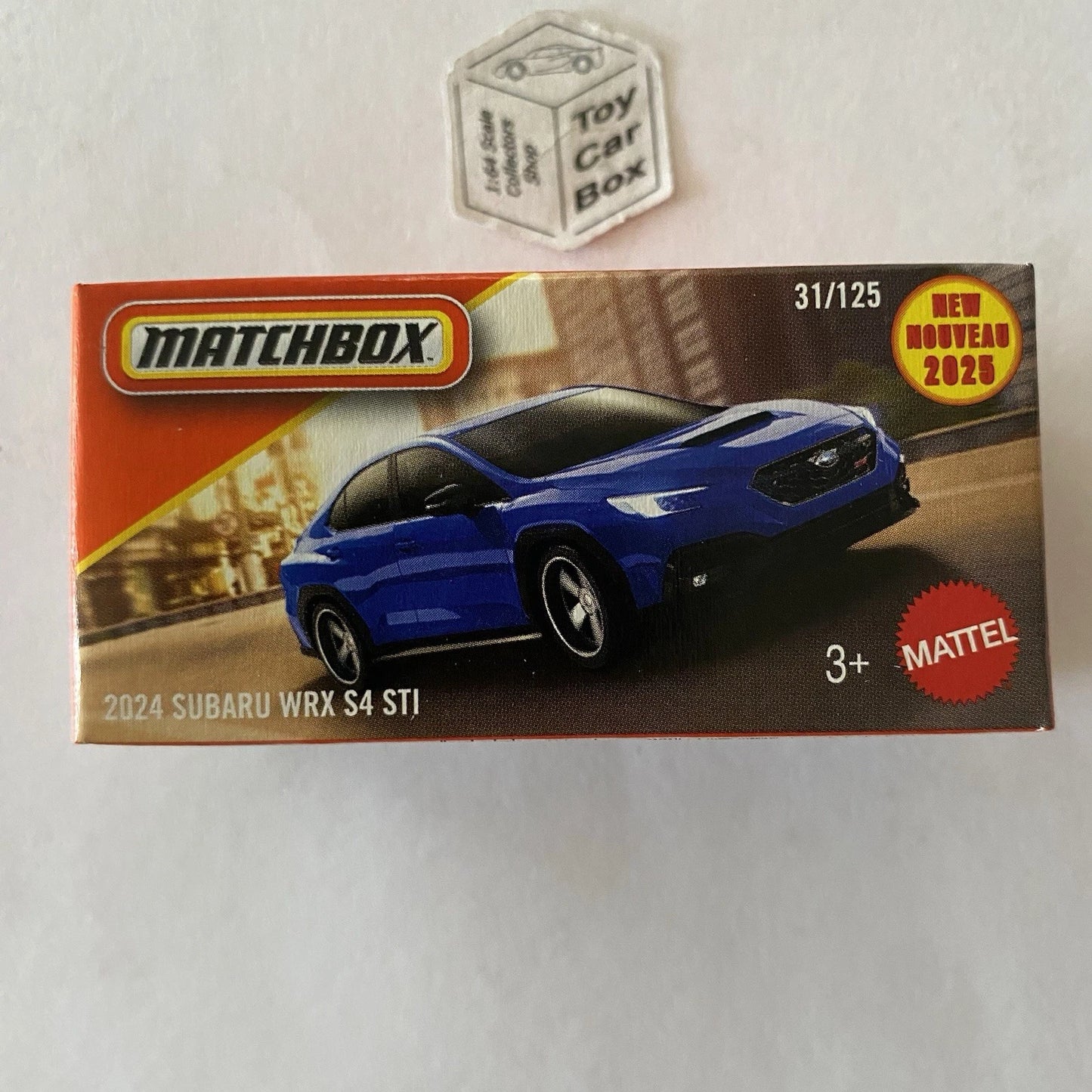 2025 MATCHBOX #31 - 2024 Subaru WRX S4 STI (Blue - Power Grab) B80