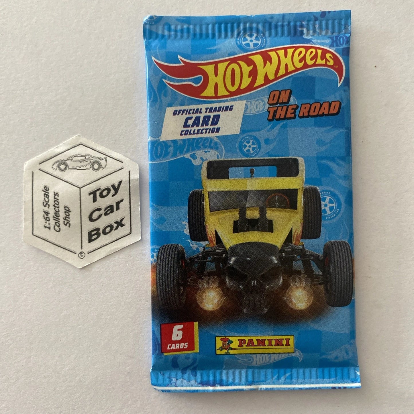 2025 HOT WHEELS Panini Trading Cards - 1x Sealed Packets Of 6 Cards - B27