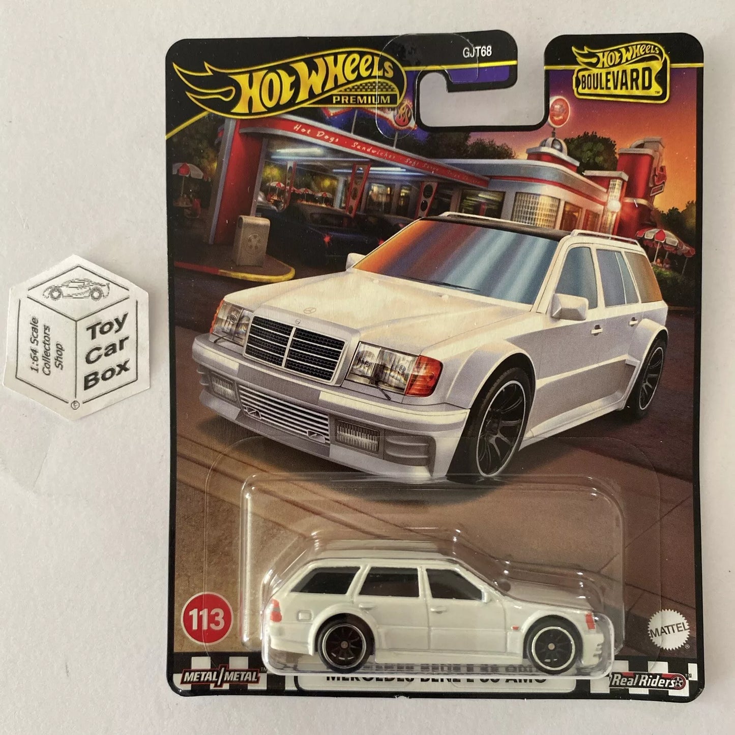 2024 HOT WHEELS Boulevard #113 - Mercedes-Benz E 36 AMG (Premium - White) G04