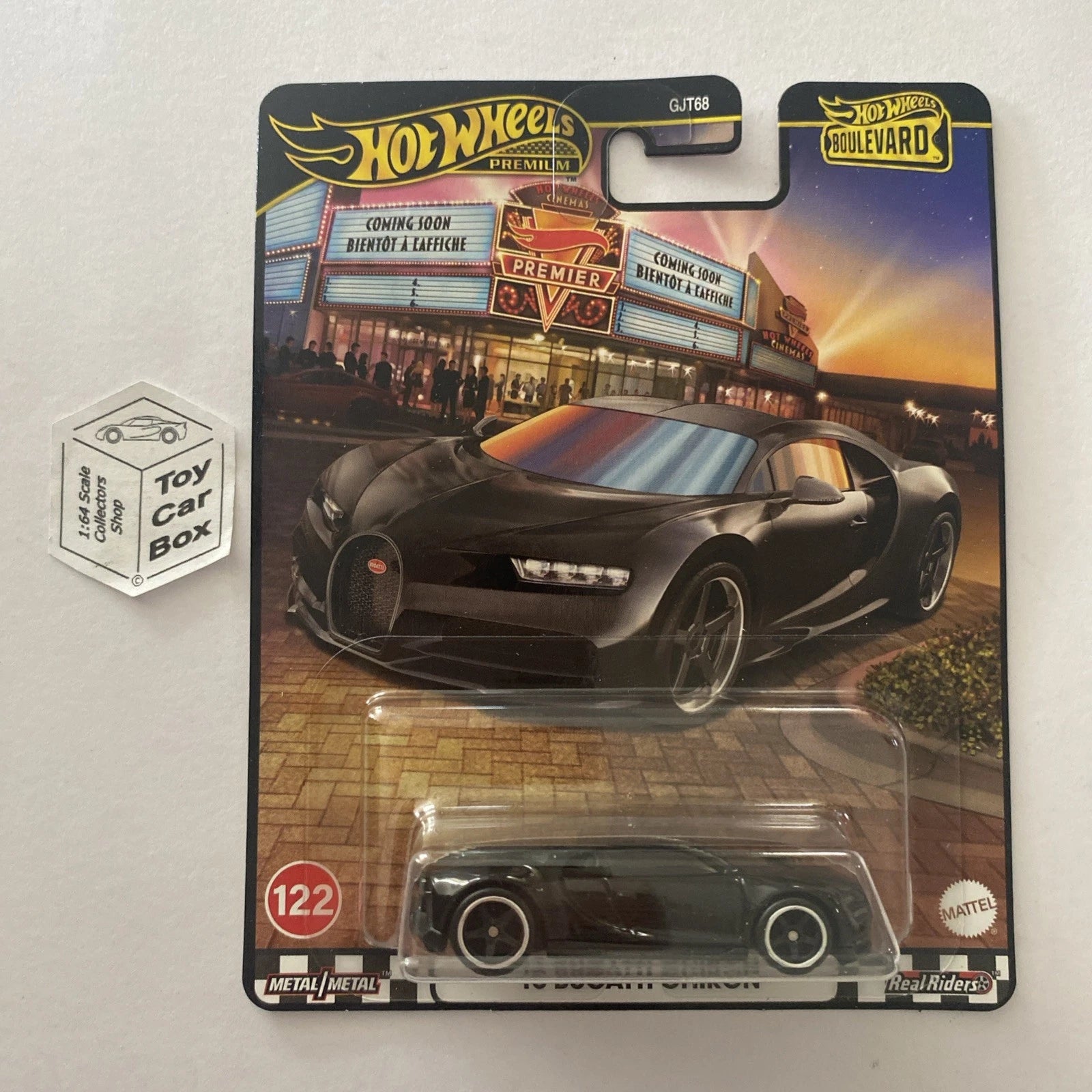 2025 HOT WHEELS Boulevard #122 ‘16 Bugatti Chiron (Black) G20