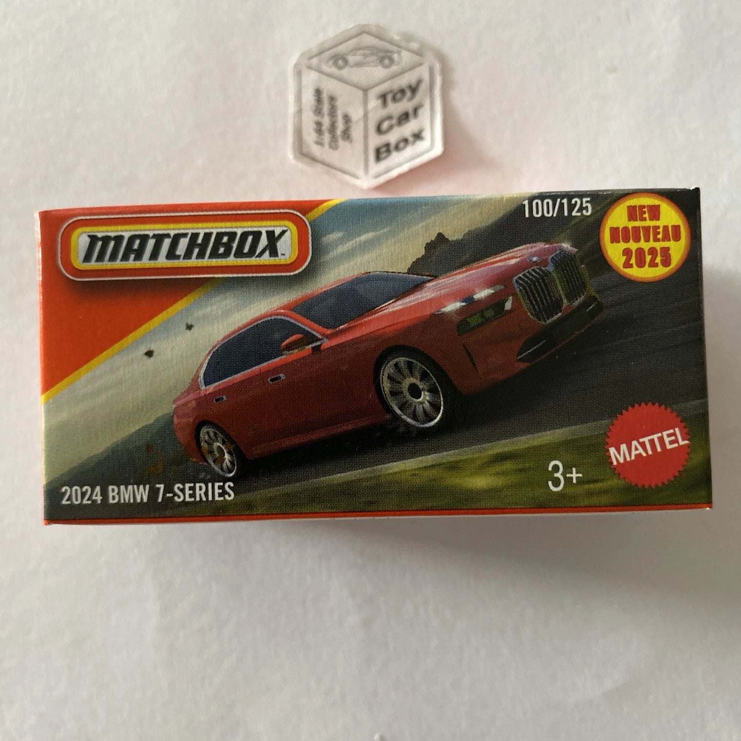 2025 MATCHBOX #100 - 2024 BMW 7 Series (Red - Power Grab) B00