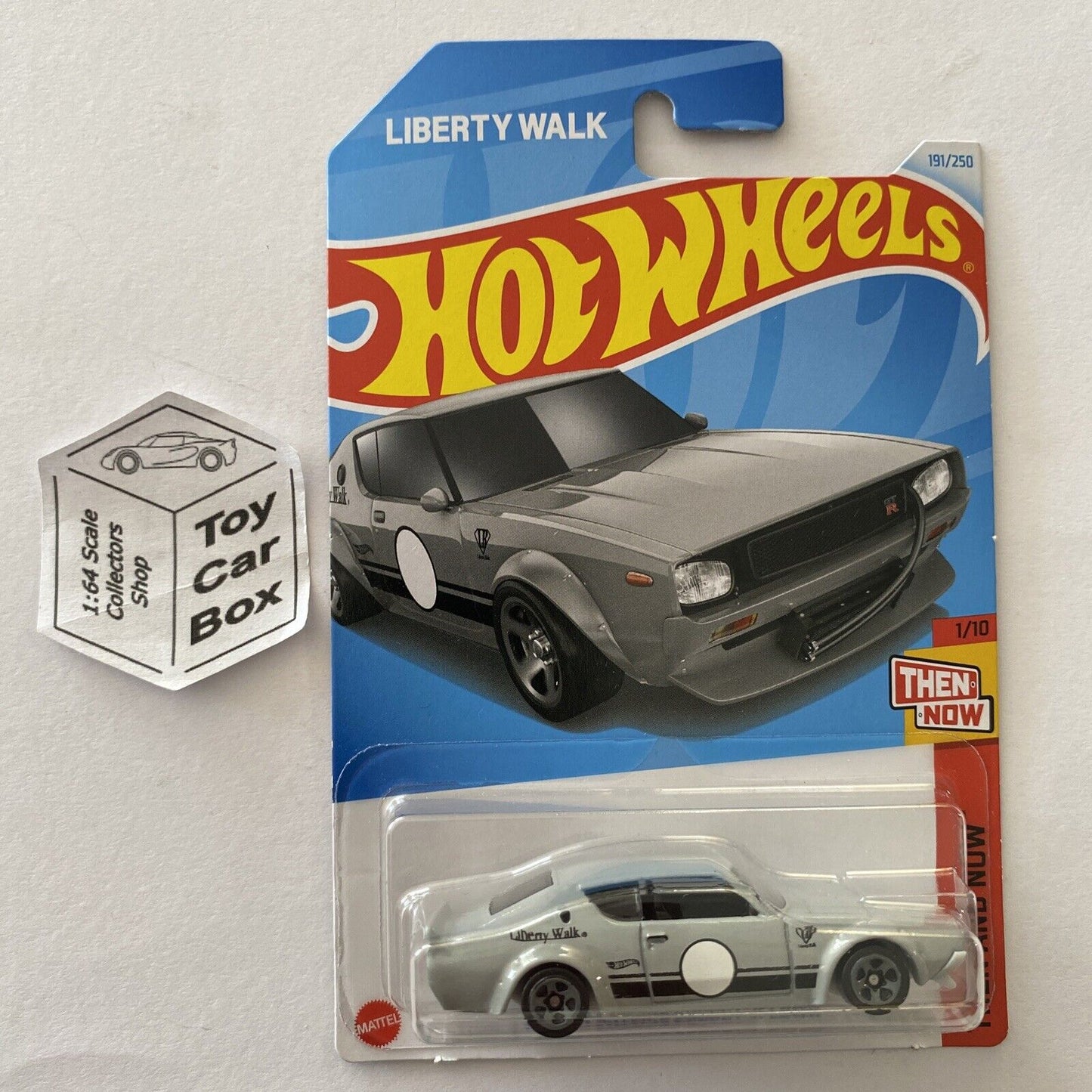 2024 HOT WHEELS #191 - Nissan Skyline 2000GT-R LBWK (Grey - Long Card) B00