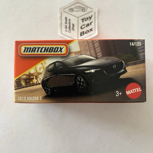 2026 MATCHBOX #14 - 2019 Mazda 3 Hatch (Black - Power Grab) B80
