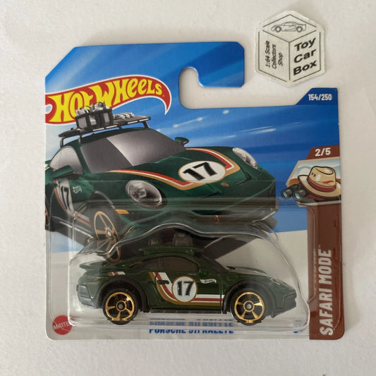 2025 HOT WHEELS #154 - Porsche 911 Rallye (Green - Short Card) A48