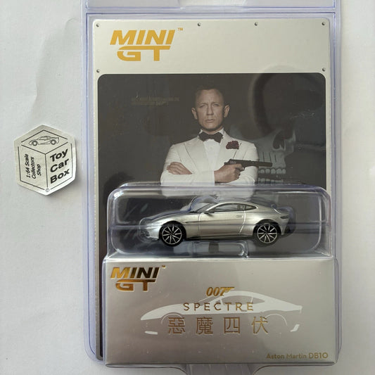 Mini GT - Aston Martin DB10 (James Bond - Spectre - 1/64 Sealed - Chinese) T37g