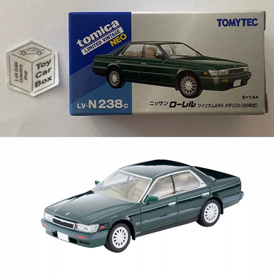 TOMICA Limited Vintage - ‘89 Nissan Laurel Medalist (Green - TLV N238c) Y00