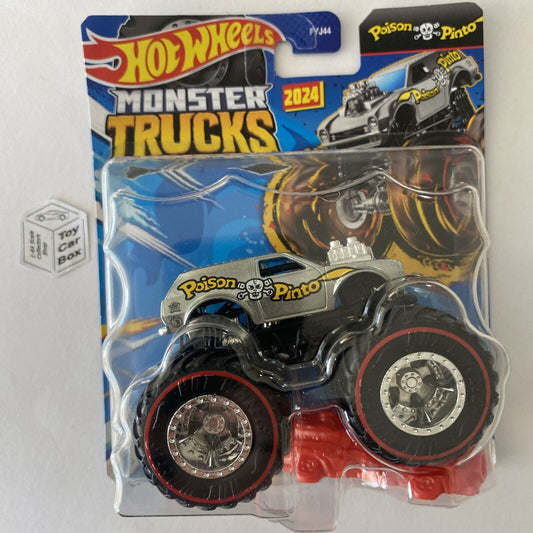 2024 HOT WHEELS Monster Trucks - Poison Pinto (Treasure Hunt - Card Imperfect) D50