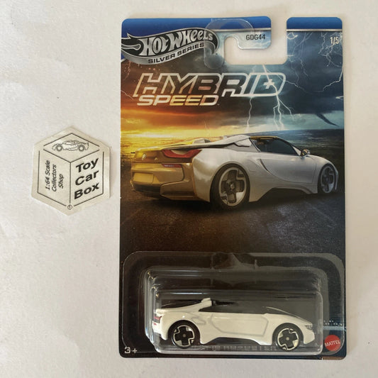 2025 HOT WHEELS Themed - BMW i8 Roadster (White #1 Hybrid Speed) C24