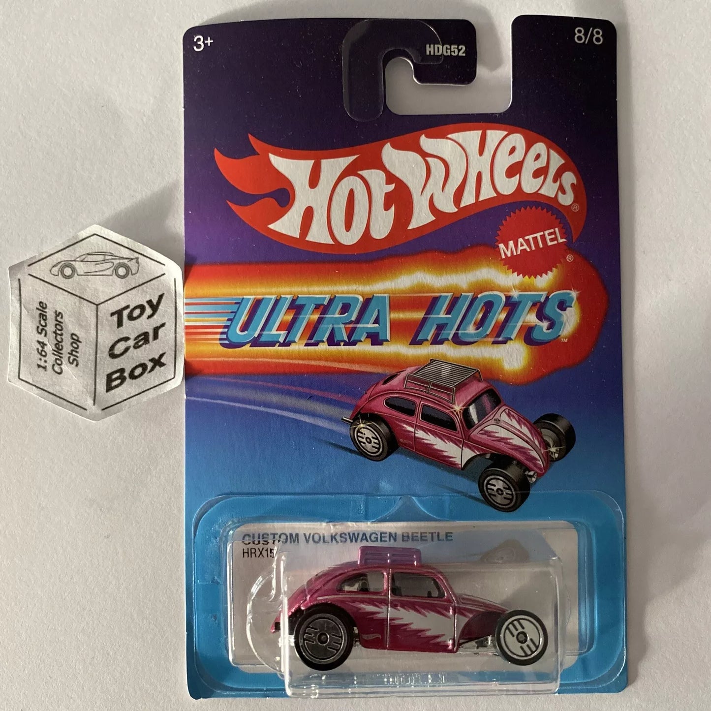 2024 HOT WHEELS Ultra Hots #8 - Custom Classic Volkswagen VW Beetle (Pink) E40