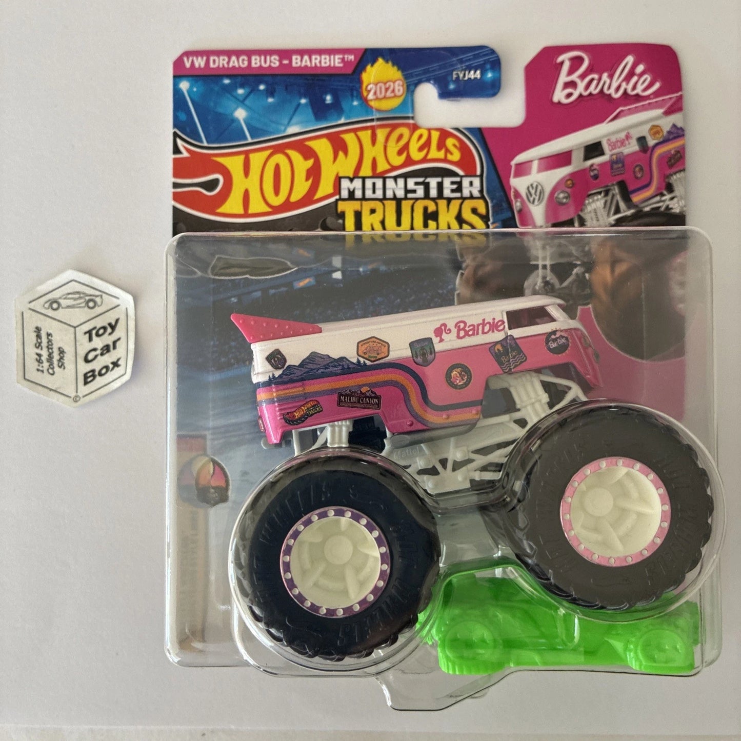 2026 HOT WHEELS Monster Trucks - VW Drag Bus - Barbie - F50