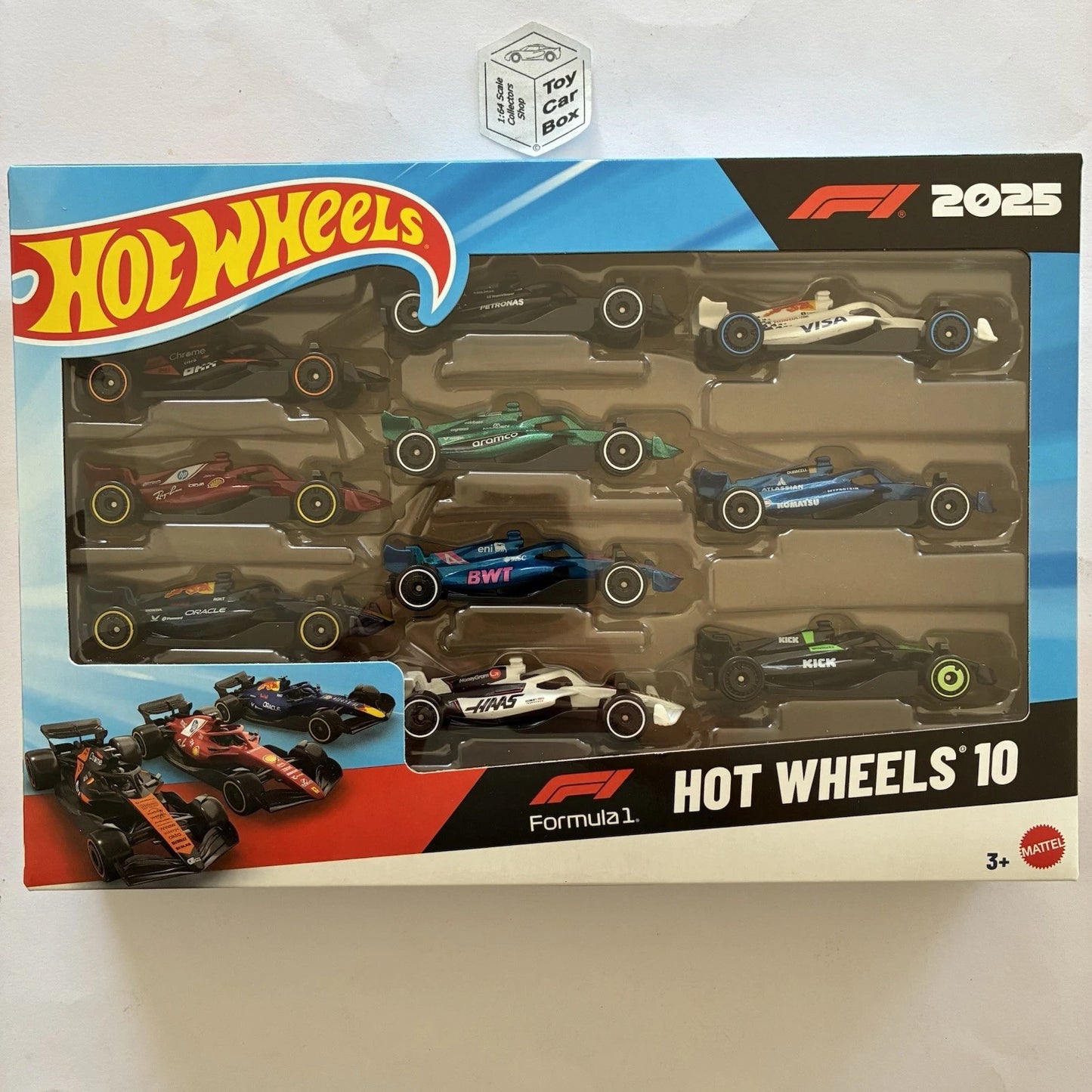 2026 HOT WHEELS 10 Pack - ‘25 Formula 1 (1x Car for each F1 Team) G59