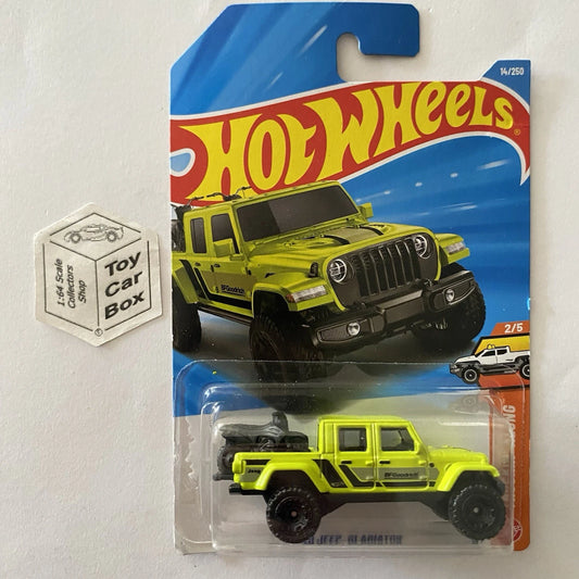 2026 HOT WHEELS #14 - ‘20 Jeep Gladiator (Green / Yellow - Long Card) B64
