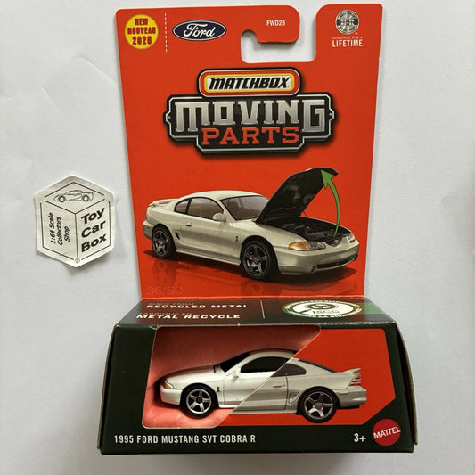 2026 MATCHBOX Moving Parts - 1995 Ford Mustang SVT Cobra R (White #24) E75