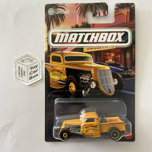 2025 MATCHBOX Themed - ‘35 Ford Pickup (Orange #3 Local Cruisers) E00
