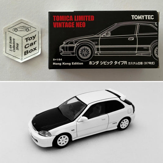 TOMICA Limited Vintage Neo - ‘97 Honda Civic Type R (White Hong Kong Edition) Jg