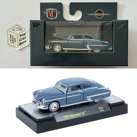 M2 MACHINES - 1950 Oldsmobile 88 (Blue - Detroit Muscle R92) L92g