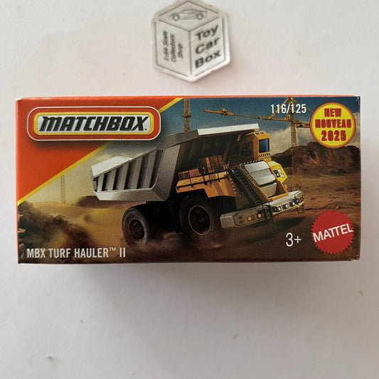 2025 MATCHBOX #116 - MBX Turf Hauler II (Yellow/Grey - Power Grab) C00