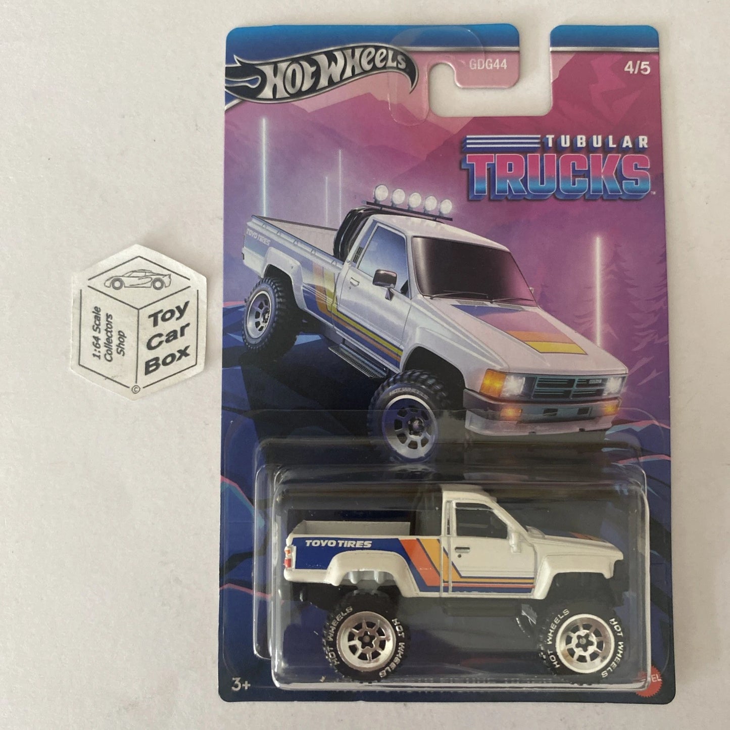 2024 HOT WHEELS Themed - 1987 Toyota Pickup Truck (#4 Tubular Trucks) E00g