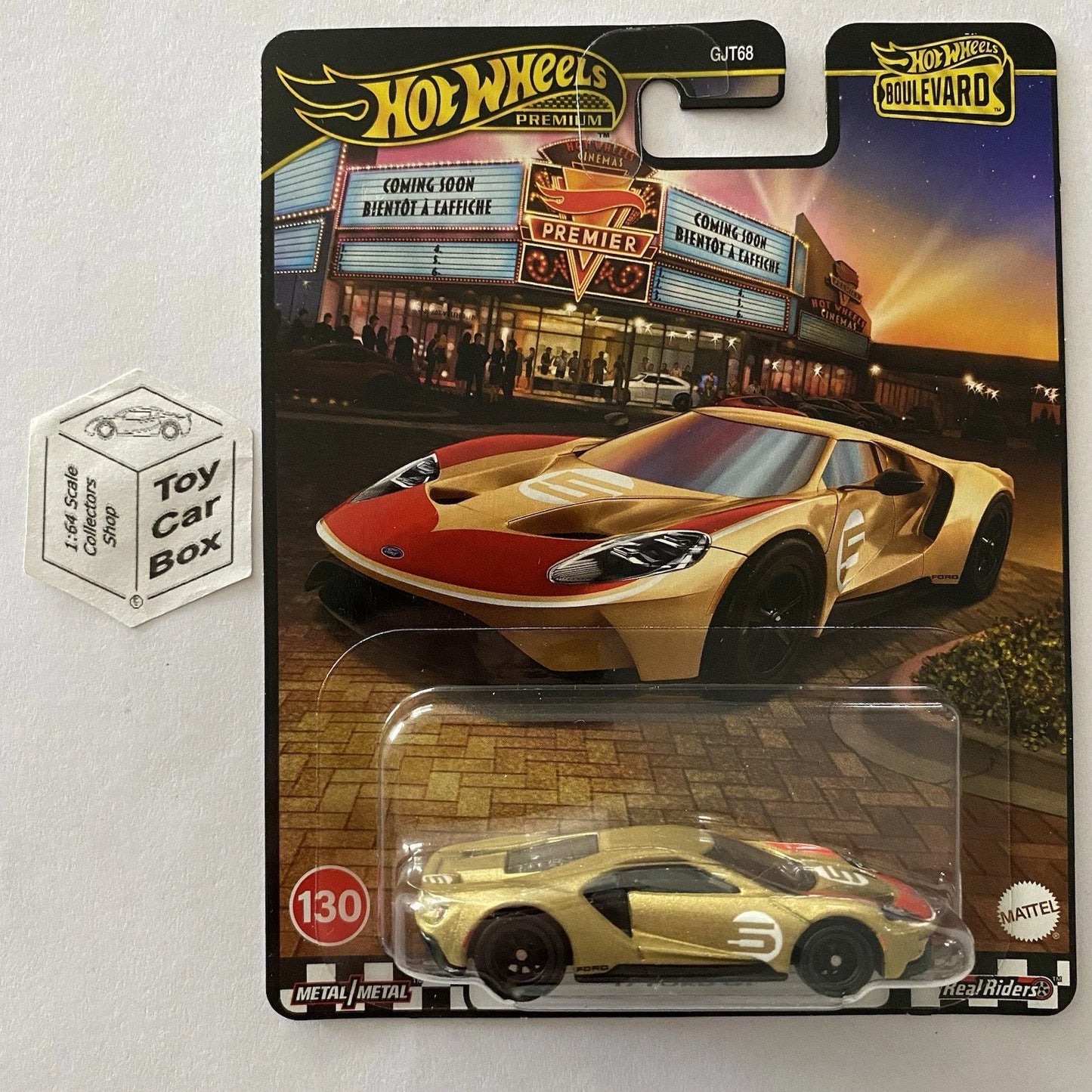 2025 HOT WHEELS Boulevard #130 - ‘17 Ford GT (Gold - Premium Car) G20