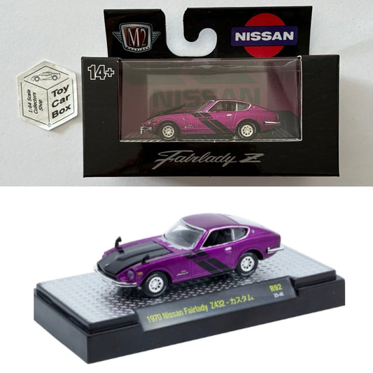 M2 MACHINES - 1970 Datsun Fairlady Z432 (Purple - Detroit Muscle R92) L92g