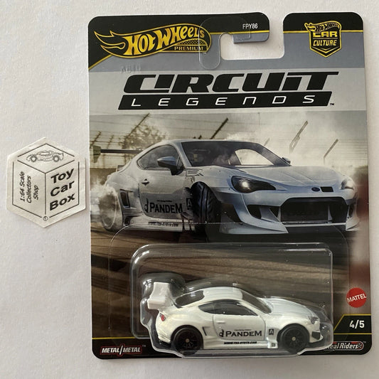 2025 HOT WHEELS Car Culture - Pandem Subaru BRZ (White #4 Circuit Legends) G20