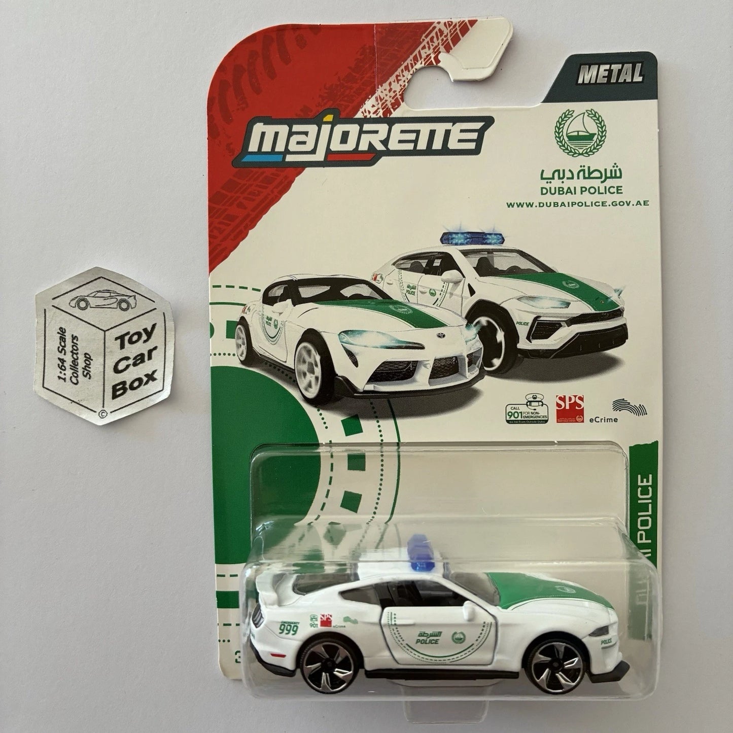 MAJORETTE Ford Mustang GT (Dubai Police Premium Model - Opening Doors) F14