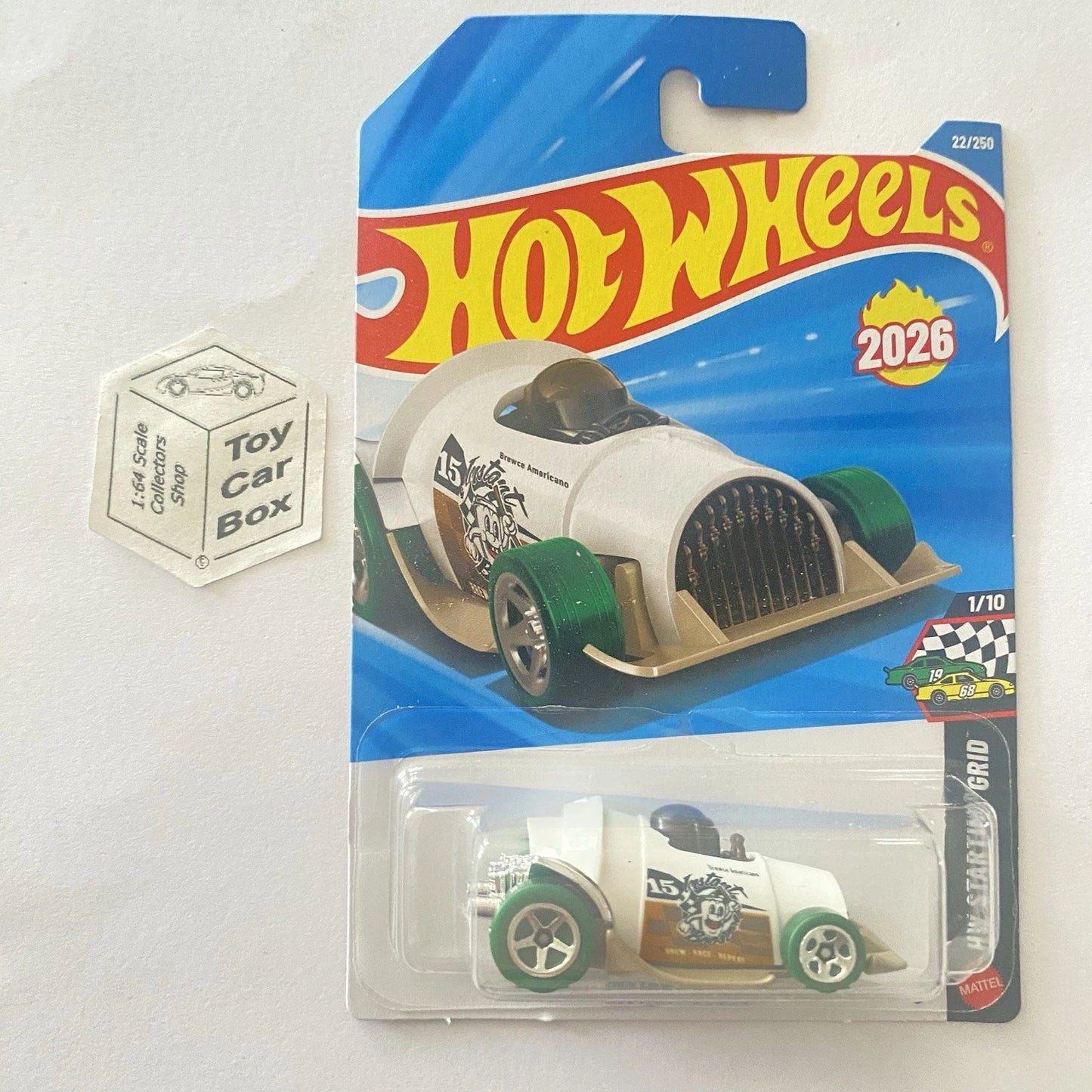 2026 HOT WHEELS #22 - Instant Boost (White #1 HW Starting Grid - Long Card) B64