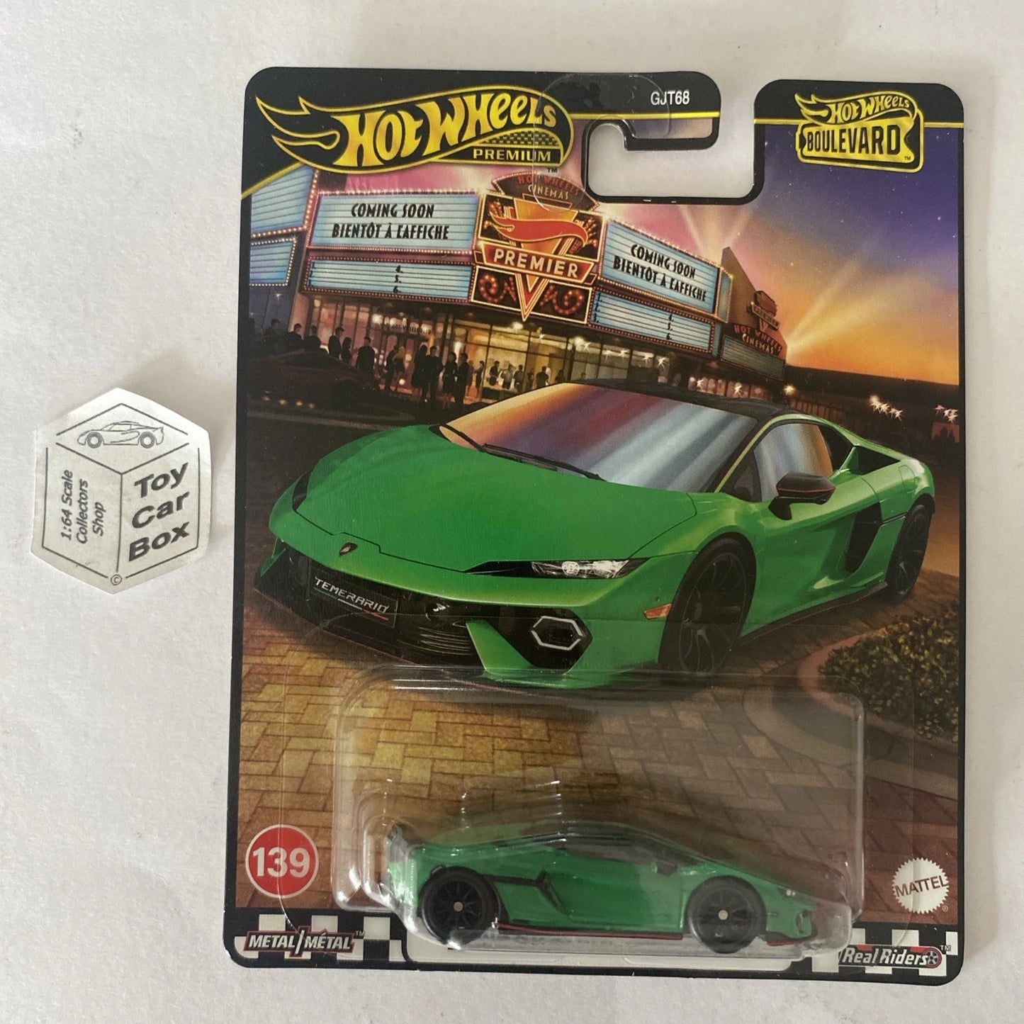 2025 HOT WHEELS Boulevard #139 - Lamborghini Temerario (Green - Premium) G20