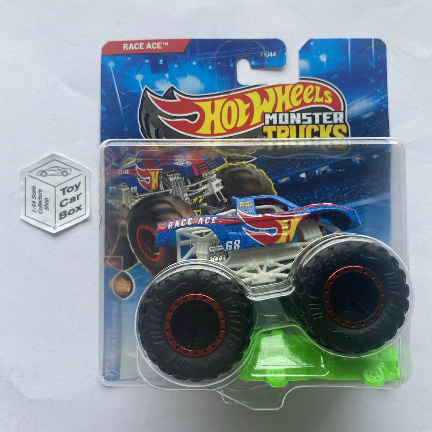 2025 HOT WHEELS Monster Trucks - Race Ace - Back To Basics (Card Not Perfect) C6