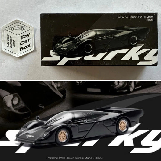 SPARKY - Porsche Dauer 962 Le Mans (Black - 1/64 Scale - Sealed Box) Rg