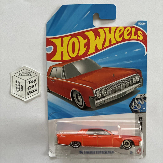 2026 HOT WHEELS #170 - ‘64 Lincoln Continental (Orange #1 Cool Classics) B64