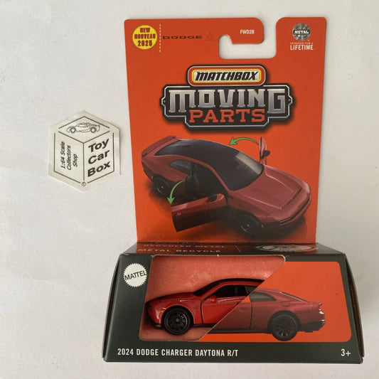 2025 MATCHBOX Moving Parts - 2024 Dodge Charger Daytona R/T (Red #1) D00