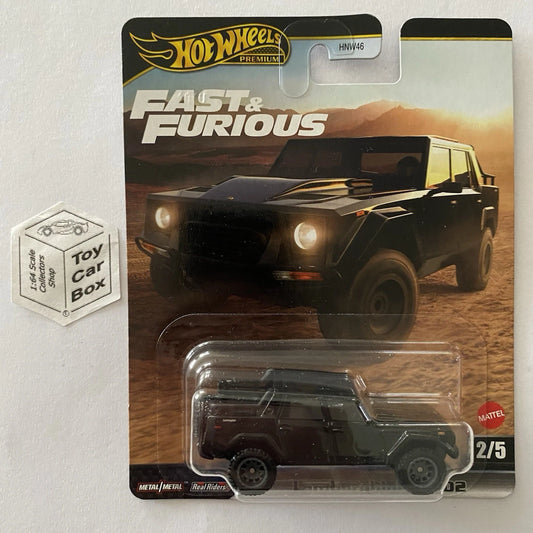 2025 HOT WHEELS Fast & Furious - Lamborghini LM002 (Black - Premium) G20
