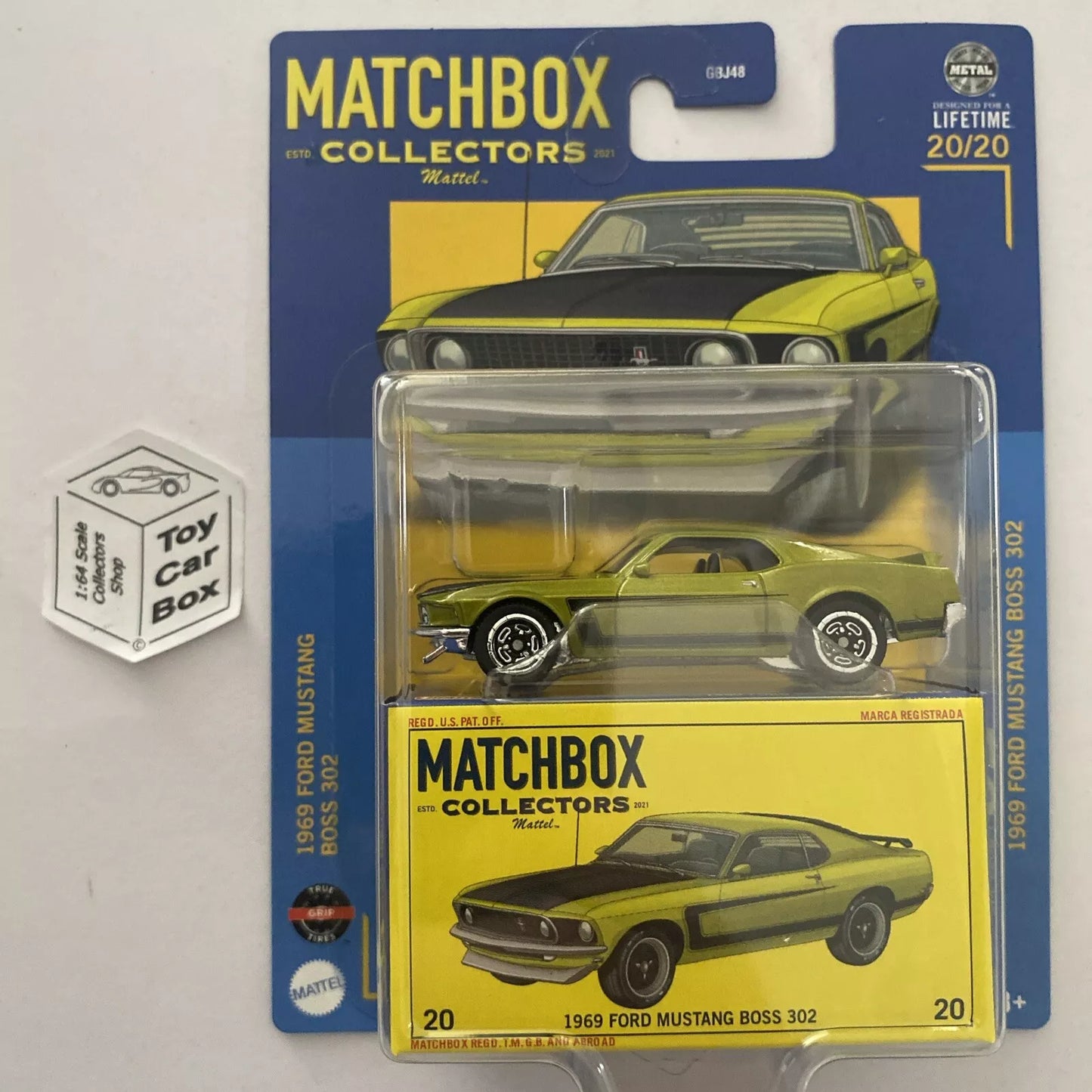 2024 MATCHBOX Collectors #20 - 1969 Ford Mustang Boss 302 (Premium - Green) H50